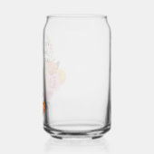 Trillende Roze Klaprozen Bloem Bruiloftsshower Blikvorm Glas (Links)