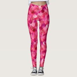  trillende schaduw van Pinks Mermaid Leggings