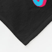 Trillende skidesign met grenoble-tekst ski fleece deken (Hoek)