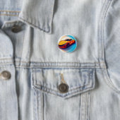 Trillende sportwagen met modern design ronde button 3,2 cm (In situ)