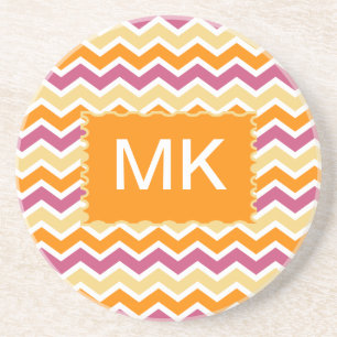 Trillende StammenZigzag Zandsteen Onderzetter