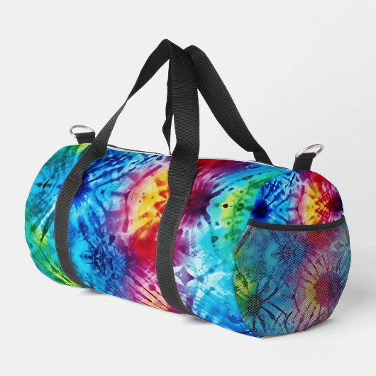 Trillende Tie Dye Barsting Weekender Tas (Rechterhoek)