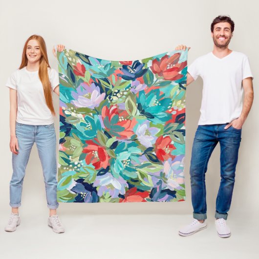 Trillende Tuinsymfonie Fleece Deken (In situ)
