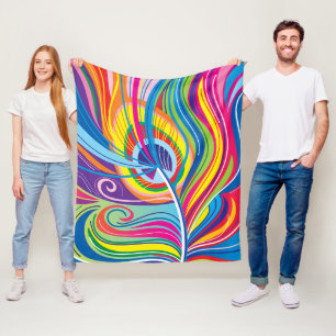Trillende Veer Bries Fleece Deken