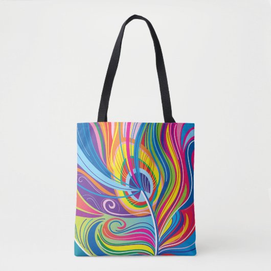 Trillende Veer Bries Tote Bag (Voorkant)