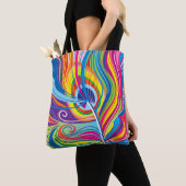 Trillende Veer Bries Tote Bag (Dichtbij)