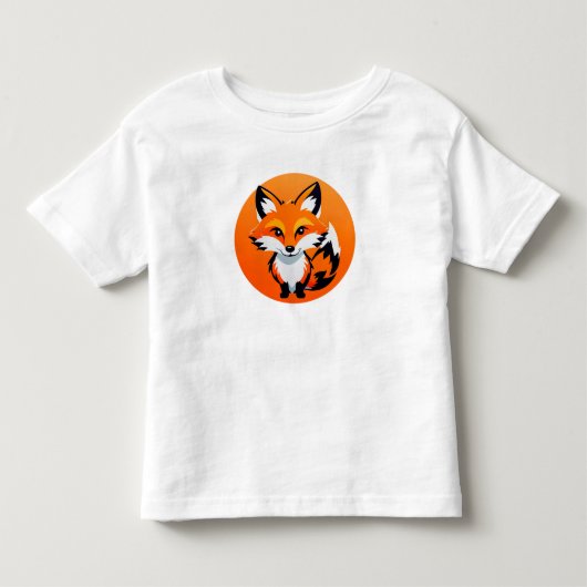 Trillende Vossekop Kinder Shirts (Voorkant)
