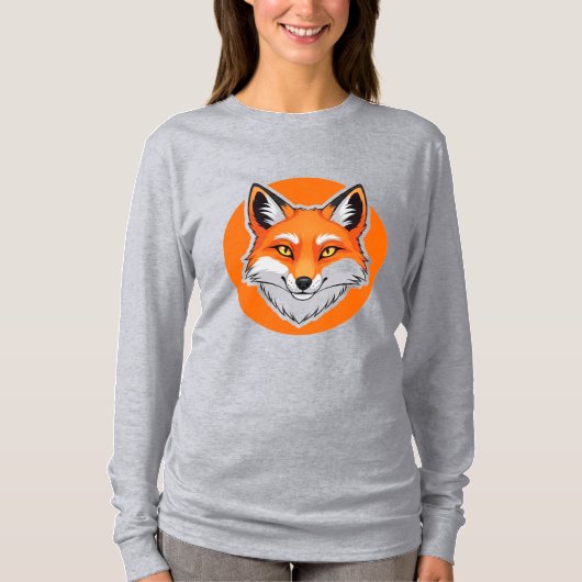 Trillende Vossekop T-shirt (Voorkant)