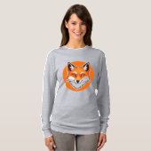 Trillende Vossekop T-shirt (Voorkant volledig)