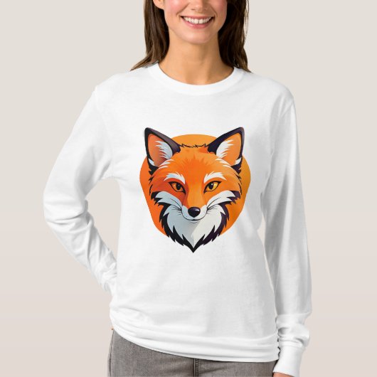 Trillende Vossekop T-shirt (Voorkant)