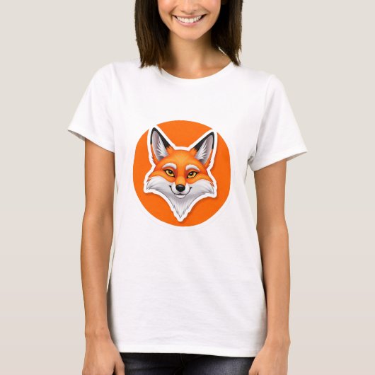 Trillende Vossekop T-shirt (Voorkant)