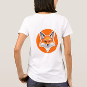 Trillende Vossekop T-shirt (Achterkant)