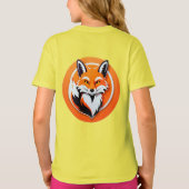 Trillende Vossen Kop T-shirt (Achterkant)