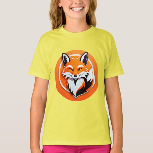Trillende Vossen Kop T-shirt (Voorkant)