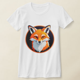 Trillende Vossen Kop T-shirt