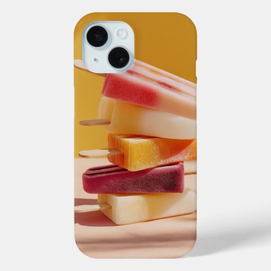 Trillende Zomer Popsicle Stack Tech Hoesje (Achterkant)