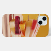 Trillende Zomer Popsicle Stack Tech Hoesje (Achterkant (horizontaal))