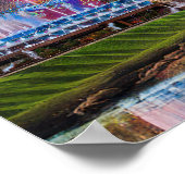 Trilliante abstracte kunst van de skyline van Clev Poster (Hoek)