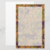 Trilling-bloemcamouflage Briefpapier (Voorkant / Achterkant)