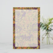 Trilling-bloemcamouflage Briefpapier (Staand voorkant)