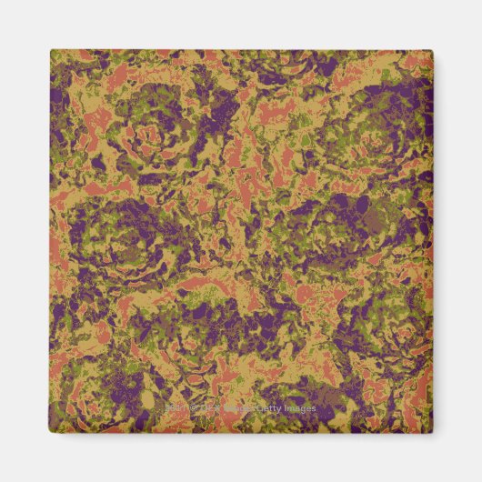 Trilling-bloemcamouflage Magneet (Voorkant)