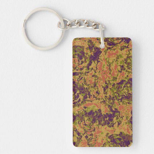 Trilling-bloemcamouflage Sleutelhanger (Voorkant)