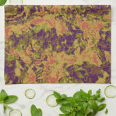 Trilling-bloemcamouflage Theedoek (Gevouwen)