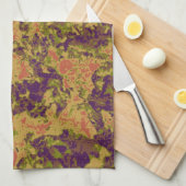Trilling-bloemcamouflage Theedoek (Quarter Fold)