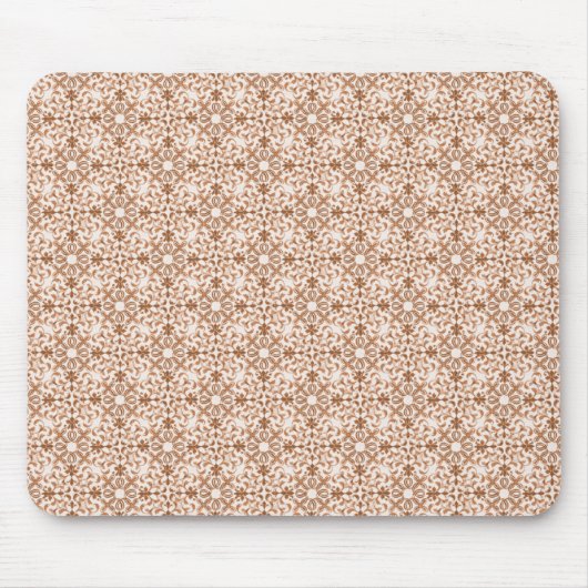  trilling Damask Mousepad, latte Muismat (Voorkant)