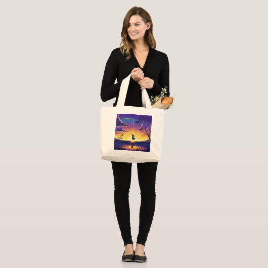 Trilling Grote Tote Bag (Voorkant (model))