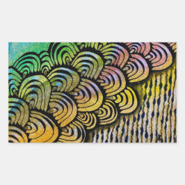 Trilling Rechthoekige Sticker