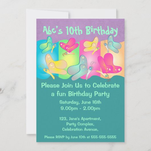 Trilling-vlinder Kaart (Voorkant)