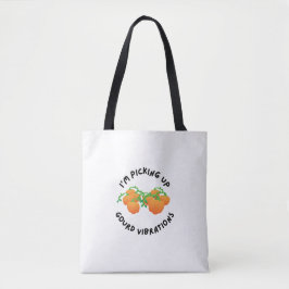 Trillingen van pompoenen tote bag