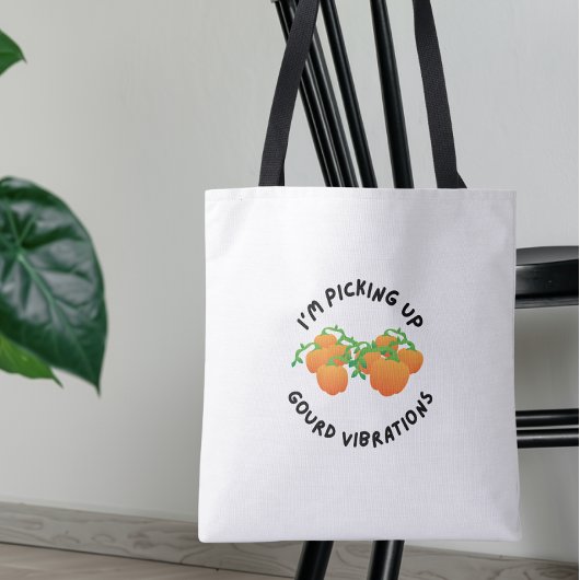Trillingen van pompoenen tote bag