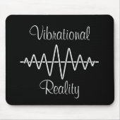 Trillingsfrequentiesymbool Hoger zelftekst Muismat (Voorkant)