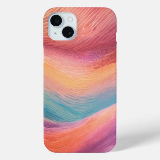 trillingsgolven van pastel Case-Mate iPhone case (Achterkant)