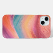 trillingsgolven van pastel Case-Mate iPhone case (Achterkant (horizontaal))
