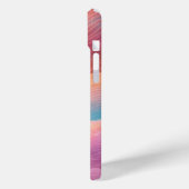 trillingsgolven van pastel Case-Mate iPhone case (Achterkant / Links)