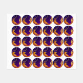 trillingskleuren kunst labels (Vel)