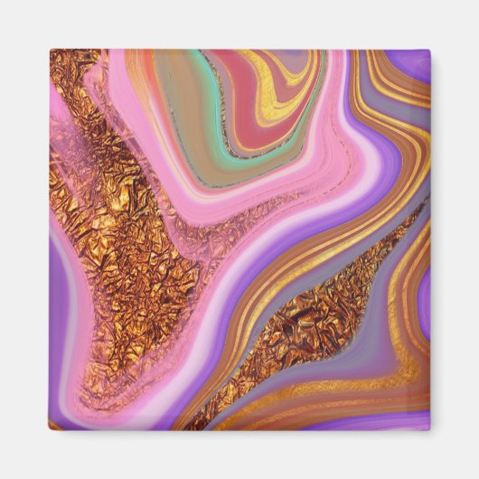 trillingskleuren kunst magneet (Voorkant)
