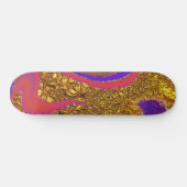 trillingskleuren kunst persoonlijk skateboard (Horizontaal)