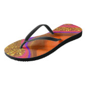 trillingskleuren kunst teenslippers (Schuin)