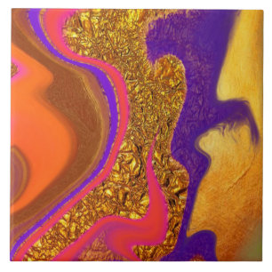 trillingskleuren kunst tegeltje