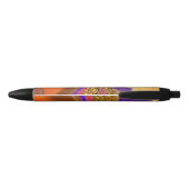 trillingskleuren kunst zwarte inkt pen (Achterkant)