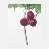 Trillium Botanical Fleece Deken (Voorkant)