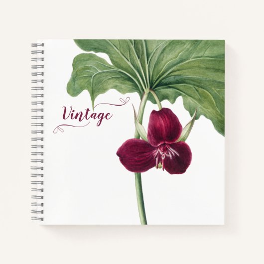 Trillium Botanical Notitieboek (Voorkant)
