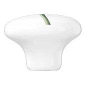 Trillium Botanisch Keramische Knop (Zijkant)