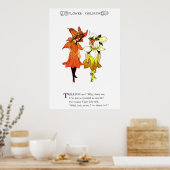 Trillium en Tiger-Lily Poster (Keuken)