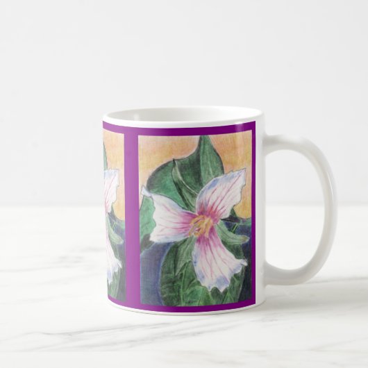 Trillium geverfd! koffiemok (Rechts)