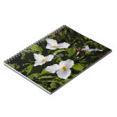 Trillium grandiflorum, Michigan's Boven schiereila Notitieboek (Linkerzijde)